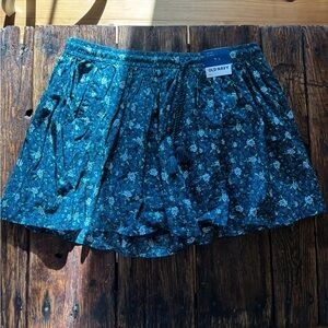 NWT Old Navy Floral Flared Shorts